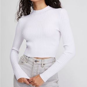 PacSun Kendall & Kylie Bardot mock neck sweater